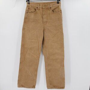 B Sides Jeans Womens 27 Straight Leg High Rise 5 Pockets Denim Made in USA